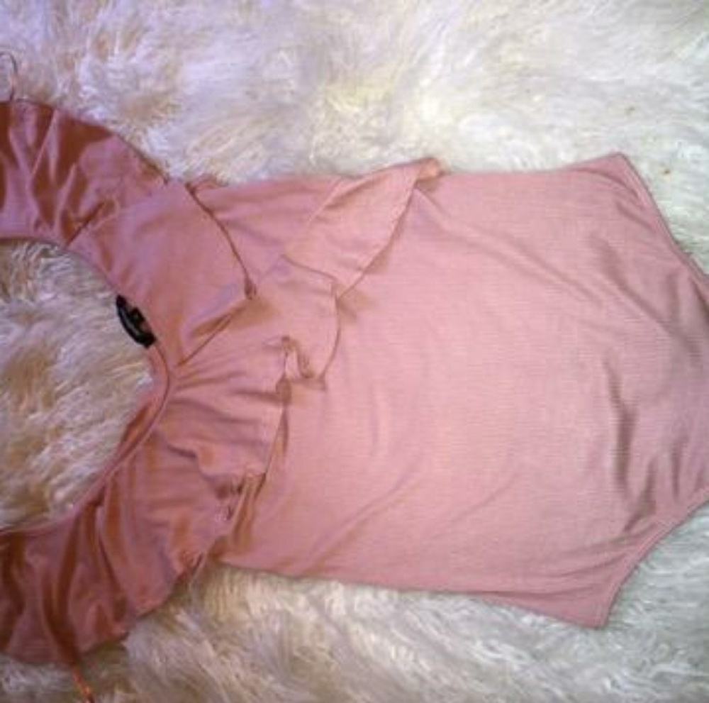 Pink bodysuit